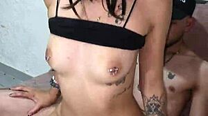 Beautiful Pocahontas fucks brother-in-law as her perfect Arab body drives him wild with lust