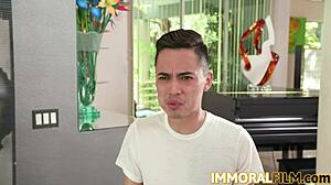 Mother-in-law sneaks home from hospital craving hard cock deep in her tight ass