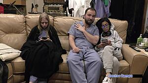 Dr Tampa's Corporate Slave Jasmine Rose Bent Over In Latex For Humiliating Doggystyle!