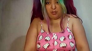 hey kitty girl in pajamas gives edging jerk off instructions challenge pov