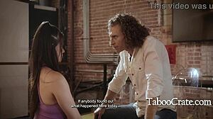 alison rey swallows direction like a pro taboo star!