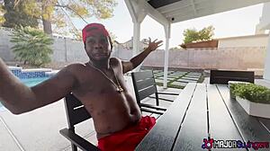 Pool House Threesome: Rome Major, Tyler Pound Josie Jaxxon's Gaping Holes