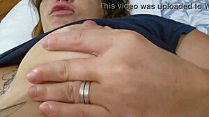 Neighbor's Hot Load Fills My Swollen Pussy After Secret Flashing Tease