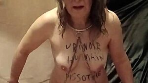 french housewife bound urinal slut flashes buttplug begs maledom humiliation 2025