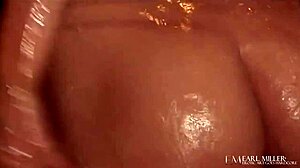 Jazy Berlin's Wet Pussy Dripping As She Fingers Herself Horny In Shower!