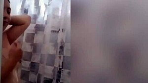 CUTE LATINA TEEN TITS BOUNCE IN STEAMY TATTOOED SHOWER SHOW!