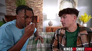 shower stepmom sydney paige cares for young black stepson's monster cock?