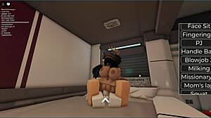 she begged me to fuck her in every roblox pose!