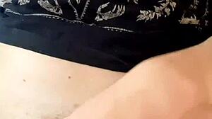 miranielt masturbates secretly while neighbor showers nearby