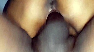 Skinny Latina's Tight Pussy Takes Monster Black Cock