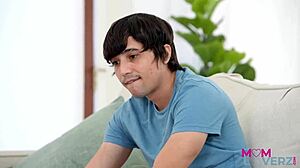 stepmom's pearl necklace catches stepson's eye during innocent housework chores