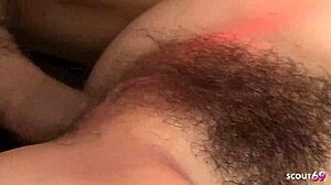 japanese teen takes double creampie pussy fills in uncensored mmf christmas threesome