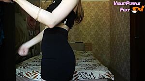 damn her puffy nipples shake in tight orgasm after class...