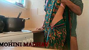 unsatisfied cheating girl squirts hard neighbor kitchen fuck affair!