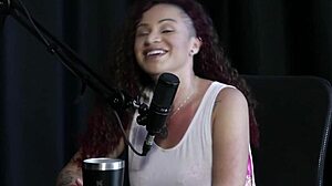 Sta Love N Fire's First Gangbang Anal With Six Men In Sheer Red Lingerie