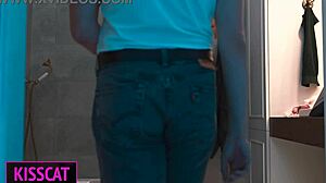 submissive stepdaughter alice ross bathroom threesome by stepdad