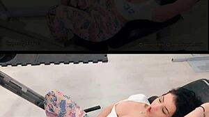 emanuelly raquel flashes big tits at gym 👀🍑💦