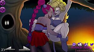 purple mantis shemale cartoon pussy play animation fun