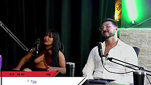 check the flirty interview packed with couple fetishes and see-through teasing vibes