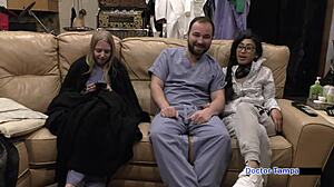 Dr Tampa's Corporate Slave Jasmine Rose Bent Over In Latex For Humiliating Doggystyle!