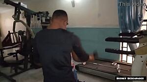 gym coach drills 45yo big ass client's horny pussy with bbc