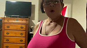 wet massage unleashes her biggest tits and pussy