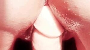 Mature wife oils huge ass teases wet shaved pussy closeup