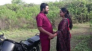 desi indian marathi kavita bhabhi gets fucked hard in jungle by lover