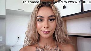morganita brux's pretty brazilian face wrecked by 4 huge cocks in dry dap anal gangbang 5on1 atm ob496