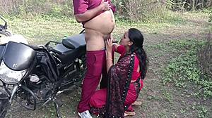 desi indian marathi kavita bhabhi gets fucked hard in jungle by lover