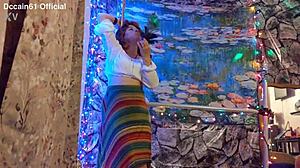 hotwife steffi dances her huge pussy lips in a teasing photoshoot reveal