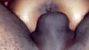 Skinny Latina's Tight Pussy Takes Monster Black Cock