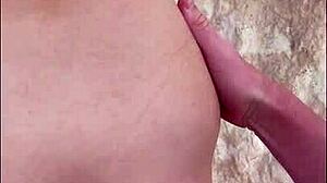 Pov hike trail blonde slut wet pussy public nature fuck