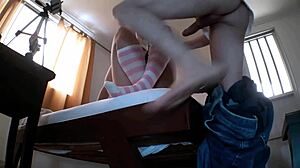 Petite Mexican Bestie Cheats with Friend's BF Post-Party Ride