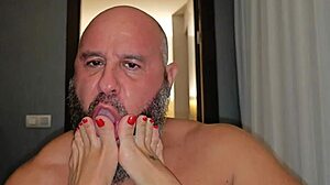Brutal footjob unleashes hardcore foot fetish frenzy