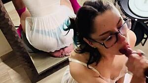 imagine her throat wrapped tight around your cock whenever you crave it