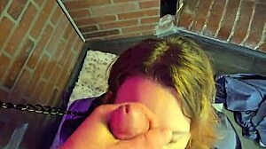 Chained Blonde Slut Kneels For Deepthroat Face Fuck And Cumshot