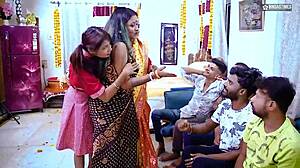 desi stepmom teaches stepdaughter desi gangbang fucking first time