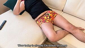 stepsis shows up as christmas whore, i drill her tiny pussy pov
