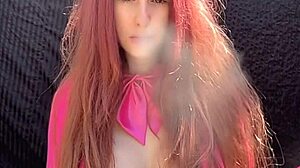 hey italian milf artemisia love wanna see her smoke in bikini?