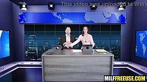 Hot Milfs Freeused Sucking Bent Over News Broadcast!
