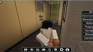 she begged me to fuck her in every roblox pose!