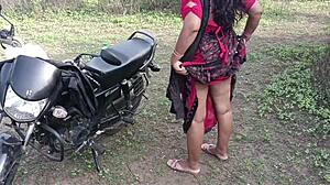 desi indian marathi kavita bhabhi gets fucked hard in jungle by lover