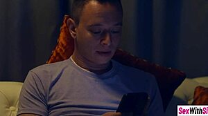 Sleepover Threesome with Teen Zazie and Petite Best Friend Deepthroat Doggystyle