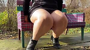 stepmom's mature pussy streams hot piss everywhere 😈