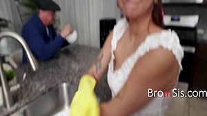 Sneaking into Grandpa's to Pound My Naughty Stepsister Hard