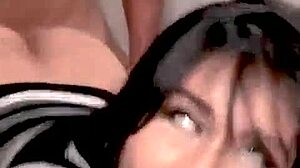 sexy latina milf bent over taking huge cock doggystyle