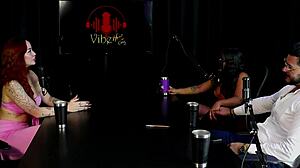 check the flirty interview packed with couple fetishes and see-through teasing vibes