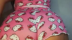hey kitty girl in pajamas gives edging jerk off instructions challenge pov