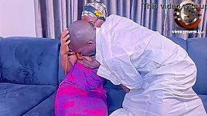 kate's big tits bounce as ebony lover with monster cock fucks her curvy body over phone